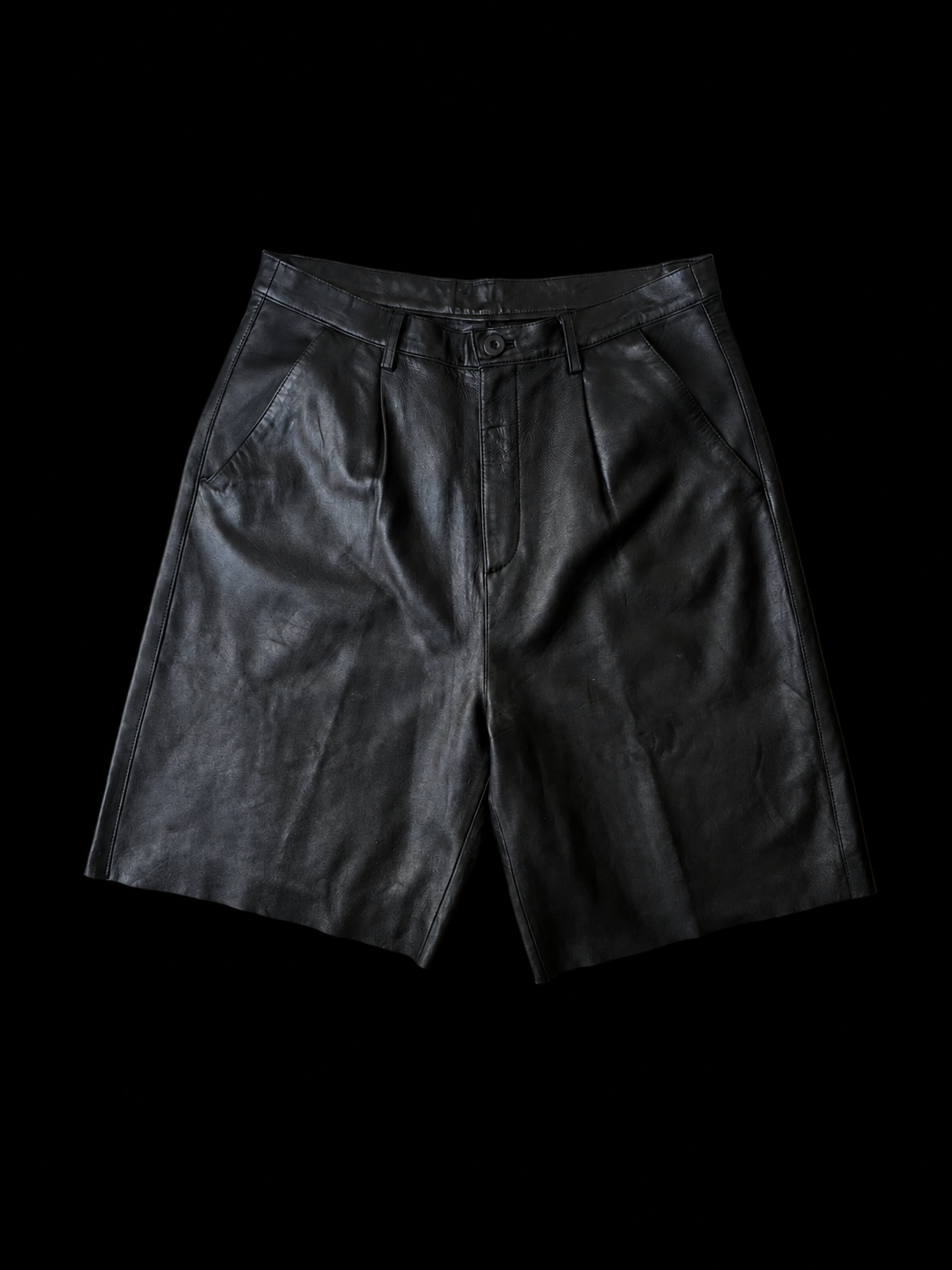 Black Leather “Soulja” Shorts