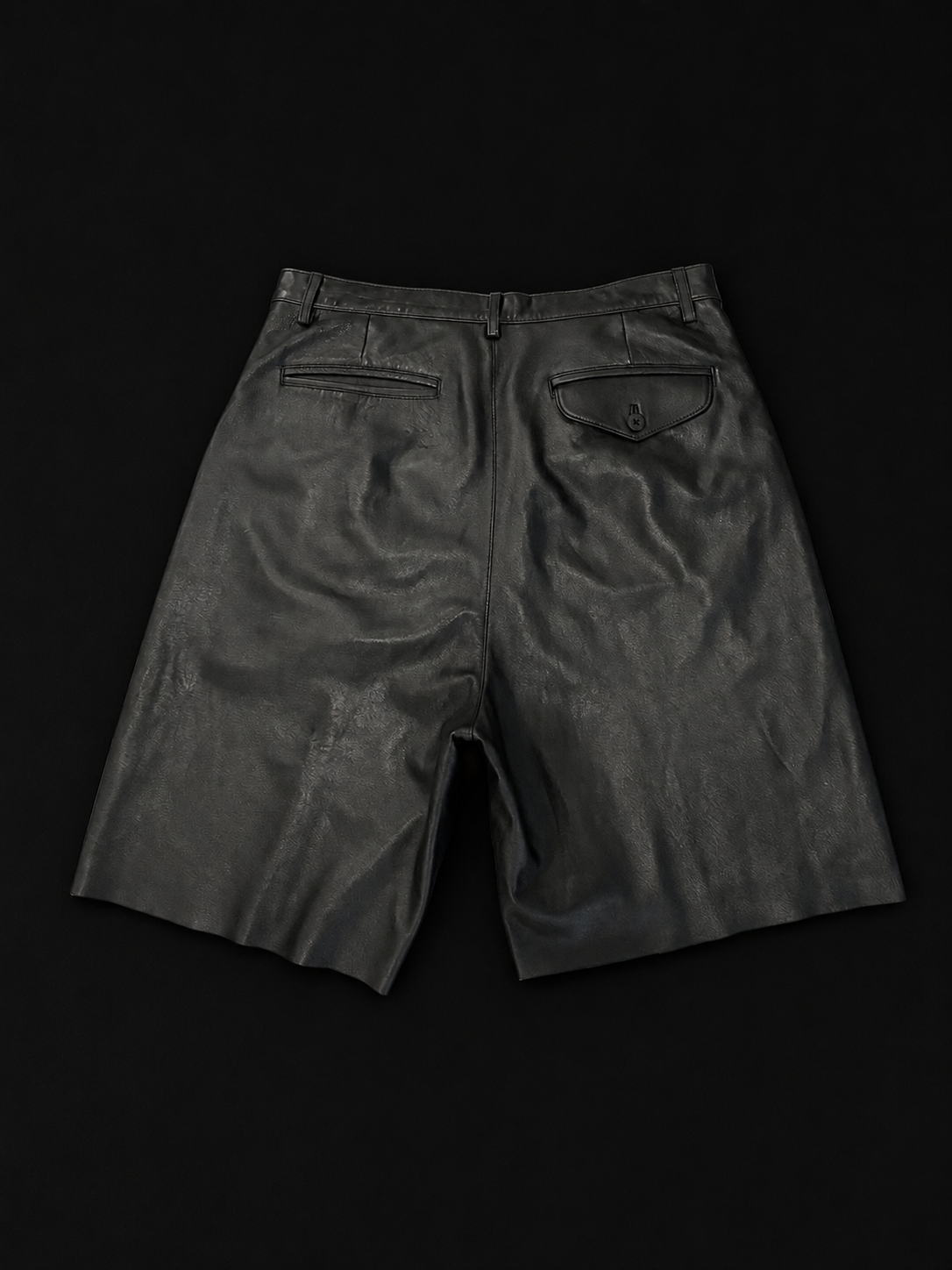 Black Leather “Soulja” Shorts